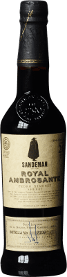 22,95 € Envio grátis | Vinho Generoso Fortificado Sandeman Porto Ambrosante Royal — Real D.O. Jerez-Xérès-Sherry Andalucía y Extremadura Espanha Pedro Ximénez Garrafa Medium 50 cl