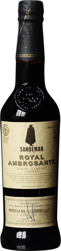 22,95 € Envoi gratuit | Vin Fortifié Sandeman Porto Ambrosante Royal D.O. Jerez-Xérès-Sherry Andalucía y Extremadura Espagne Pedro Ximénez Bouteille Medium 50 cl
