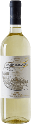 9,95 € 送料無料 | 白ワイン Santa Cristina Campogrande 若い D.O.C. Italy イタリア Greco, Procanico ボトル 75 cl