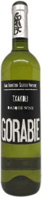 Señorío de Astobiza Txakoli Gorabie Hondarribi Zuri Молодой 75 cl