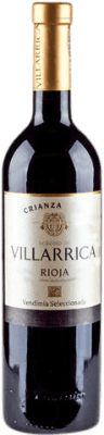 9,95 € Envío gratis | Vino tinto Señorío de Villarrica Crianza D.O.Ca. Rioja La Rioja España Tempranillo Botella 75 cl