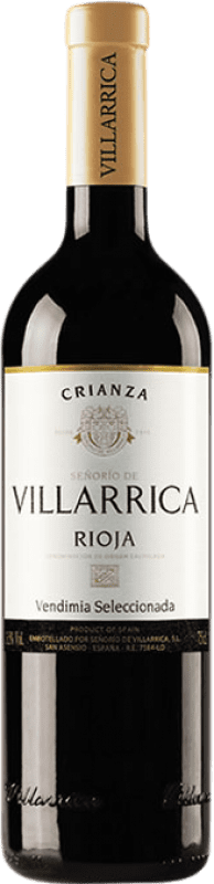 9,95 € Envio grátis | Vinho Tinto Señorío de Villarrica Crianza D.O.Ca. Rioja La Rioja Espanha Tempranillo 75 cl