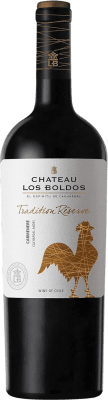 10,95 € Spedizione Gratuita | Vino rosso Sogrape Château Los Boldos Crianza Chile Carmenère Bottiglia 75 cl
