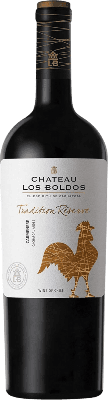 13,95 € Free Shipping | Red Wine Sogrape Château Los Boldos Crianza — Aged Chile Carmenère 75 cl