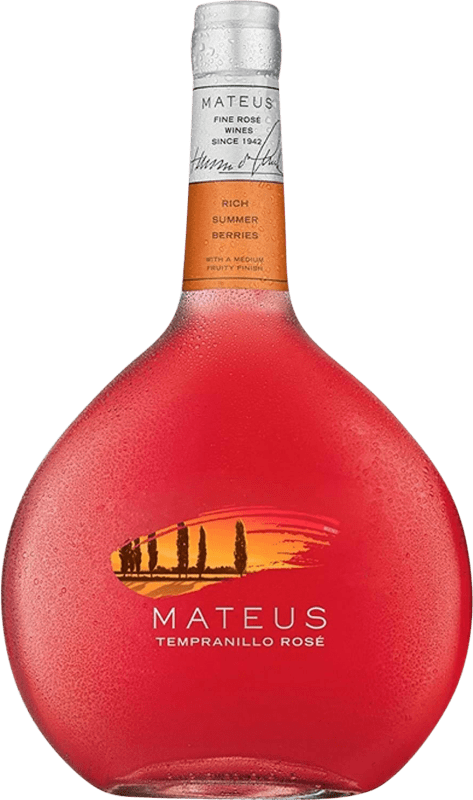6,95 € Kostenloser Versand | Roséwein Sogrape Mateus Jung I.G. Portugal Portugal Tempranillo Flasche 75 cl
