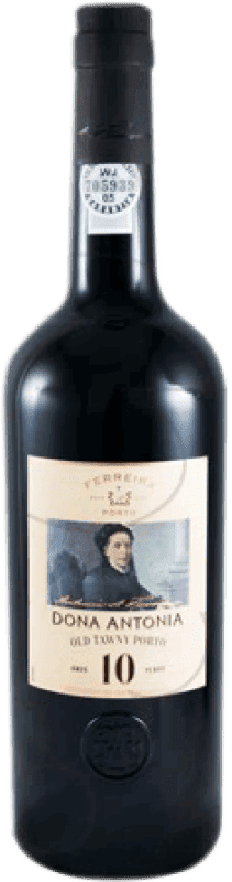 34,95 € Free Shipping | Fortified wine Sogrape Ferreira I.G. Porto Porto Portugal Tempranillo, Touriga Franca, Touriga Nacional, Tinta Amarela, Tinta Cão, Tinta Barroca 10 Years Bottle 75 cl