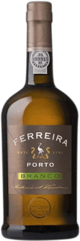 8,95 € Free Shipping | Fortified wine Sogrape Ferreira White I.G. Porto Porto Portugal Malvasía, Godello, Rabigato Bottle 75 cl