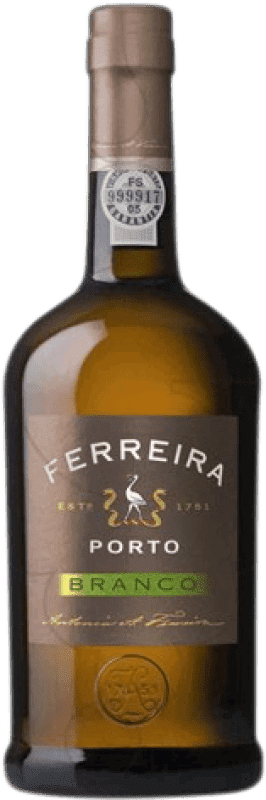 13,95 € Free Shipping | Fortified wine Sogrape Ferreira White I.G. Porto Porto Portugal Malvasía, Godello, Rabigato Bottle 75 cl