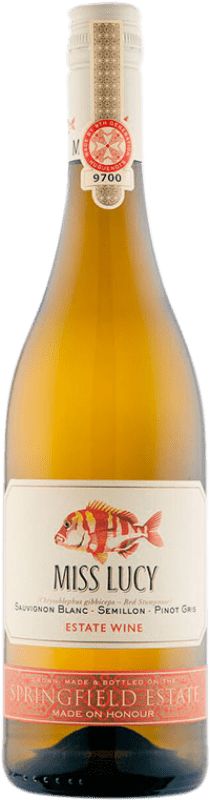 19,95 € Envoi gratuit | Vin blanc Springfield Miss Lucy Jeune Afrique du Sud Sauvignon Blanc, Pinot Gris, Sémillon Bouteille 75 cl