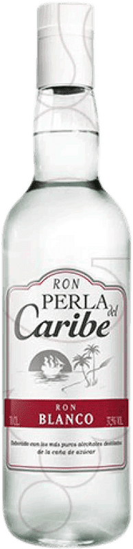 8,95 € Envío gratis | Ron Teichenné Perla del Caribe Blanco República Dominicana Botella 70 cl