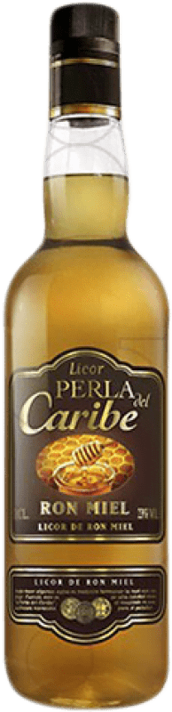6,95 € Free Shipping | Rum Teichenné Perla del Caribe Miel Dominican Republic Bottle 70 cl