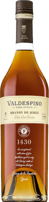 62,95 € Envio grátis | Brandy Conhaque Valdespino 1430 Espanha Garrafa 70 cl