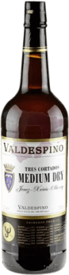 9,95 € Free Shipping | Fortified wine Valdespino 3 Cortados Medium l D.O. Jerez-Xérès-Sherry Andalucía y Extremadura Spain Palomino Fino, Pedro Ximénez Bottle 1 L