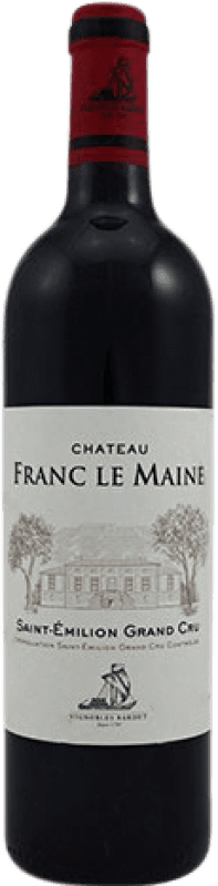 29,95 € 免费送货 | 红酒 Vignobles Bardet Château Franc le Maine 岁 A.O.C. Saint-Émilion Grand Cru 法国 瓶子 75 cl