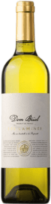 8,95 € Бесплатная доставка | Белое вино Vignobles Dom Brial Les Camines Молодой A.O.C. France Франция Grenache White, Viognier бутылка 75 cl