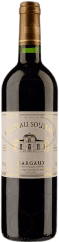 32,95 € Бесплатная доставка | Красное вино Vignobles Jean Sorge Château Soussans старения A.O.C. Bordeaux Франция Merlot, Cabernet Sauvignon бутылка 75 cl