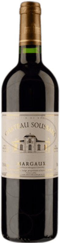 34,95 € Free Shipping | Red wine Vignobles Jean Sorge Château Soussans Aged A.O.C. Bordeaux France Merlot, Cabernet Sauvignon Bottle 75 cl