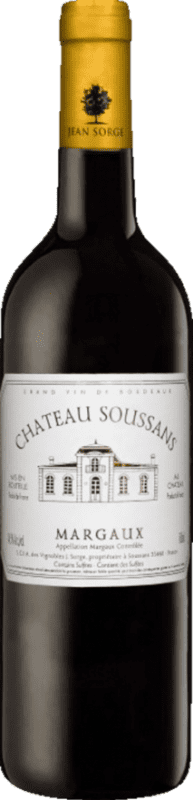 35,95 € Free Shipping | Red Wine Vignobles Jean Sorge Château Soussans Crianza — Aged A.O.C. Bordeaux France Merlot, Cabernet Sauvignon Bottle 75 cl