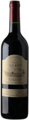 6,95 € Free Shipping | Red wine Vignobles Maubrac Guerin Château Palene Aged A.O.C. Bordeaux France Merlot, Cabernet Sauvignon, Petit Verdot Bottle 75 cl