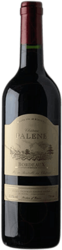 6,95 € Free Shipping | Red wine Vignobles Maubrac Guerin Château Palene Aged A.O.C. Bordeaux France Merlot, Cabernet Sauvignon, Petit Verdot Bottle 75 cl