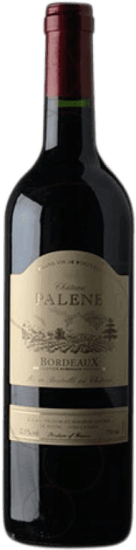 9,95 € 免费送货 | 红葡萄酒 Vignobles Maubrac Guerin Château Palene Crianza — 陈酿 A.O.C. Bordeaux 法国 Merlot — 梅洛, Cabernet Sauvignon — 赤霞珠, Petit Verdot 75 cl
