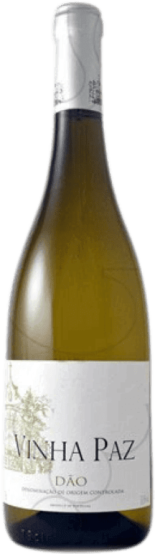 8,95 € Spedizione Gratuita | Vino bianco Vinha da Paz Crianza I.G. Portogallo Portogallo Boal, Encruzado, Verdello Bottiglia 75 cl