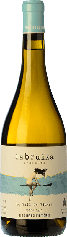 18,95 € Envio grátis | Vinho branco Vins de La Memòria La Bruixa Jovem D.O. Terra Alta Catalunha Espanha Grenache Branca, Macabeo Garrafa 75 cl