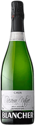 7,95 € Envio grátis | Espumante branco Vins i Caves Blancher Brut Nature Reserva D.O. Cava Catalunha Espanha Macabeo, Xarel·lo, Parellada Garrafa 75 cl