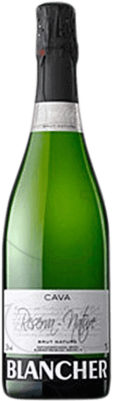 8,95 € Free Shipping | White Sparkling Wine Vins i Caves Blancher Brut Nature Reserve — Aged D.O. Cava Catalonia Spain Macabeo, Xarel·lo, Parellada 75 cl