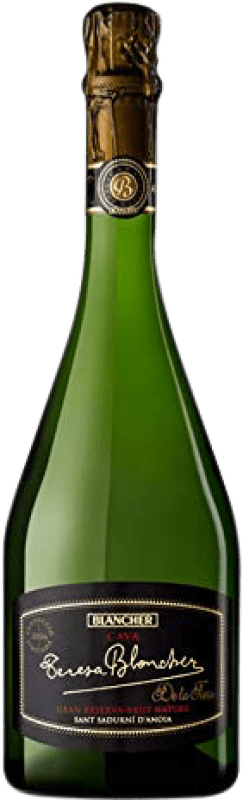 19,95 € Бесплатная доставка | Белое игристое Vins i Caves Blancher Tieta брют Гранд Резерв D.O. Cava Каталония Испания Macabeo, Xarel·lo, Parellada бутылка 75 cl