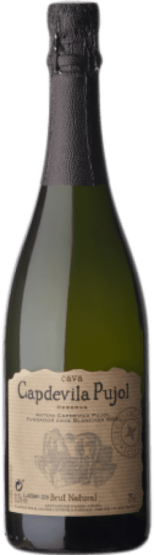 6,95 € Free Shipping | White sparkling Vins i Caves Blancher Capdevila Pujol Brut Nature Reserve D.O. Cava Catalonia Spain Macabeo, Xarel·lo, Parellada Half Bottle 37 cl