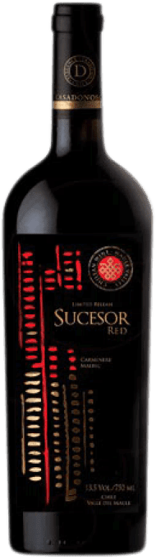 25,95 € Бесплатная доставка | Красное вино Viña Casa Donoso Sucesor Red Чили Malbec, Carmenère бутылка 75 cl