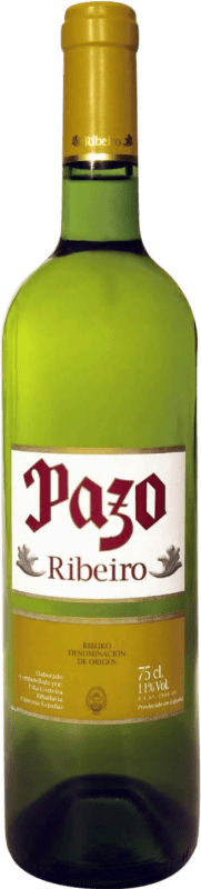 5,95 € Бесплатная доставка | Белое вино Viña Costeira Pazo Молодой D.O. Ribeiro Галисия Испания бутылка 75 cl