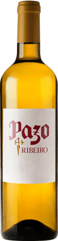 6,95 € Envío gratis | Vino blanco Viña Costeira Pazo Joven D.O. Ribeiro Galicia España Botella 75 cl