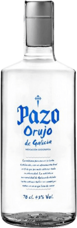 14,95 € Envío gratis | Orujo Aguardiente Viña Costeira Pazo España Botella 70 cl