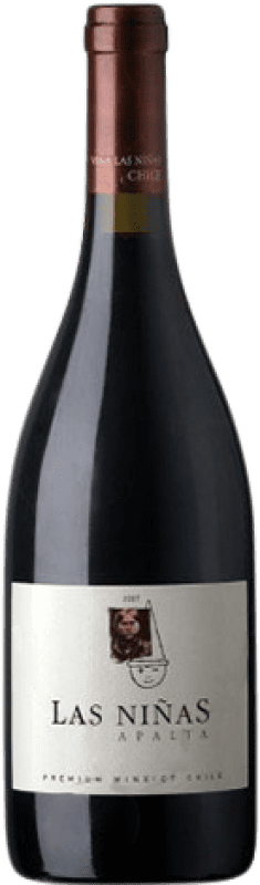18,95 € Kostenloser Versand | Rotwein Viña Las Niñas Apalta Alterung Chile Merlot, Syrah, Cabernet Sauvignon, Carmenère Flasche 75 cl