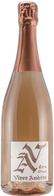11,95 € Kostenloser Versand | Rosé Sekt Vives Ambròs Brut — Herb Reserve — Gereift D.O. Cava Katalonien Spanien Garnacha — Grenache, Monastrell, Pinot Noir — Spätburgunder Flasche 75 cl