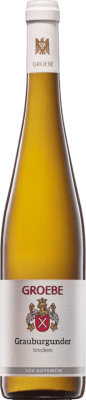 24,95 € Envio grátis | Vinho Branco K.F. Groebe Trocken — Seco Jovem Alemanha Pinot Cinzento 75 cl