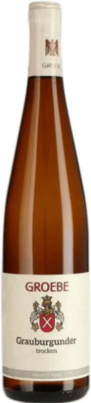 14,95 € Kostenloser Versand | Weißwein K.F. Groebe Grauburgunder Trocken Jung Deutschland Pinot Grau Flasche 75 cl