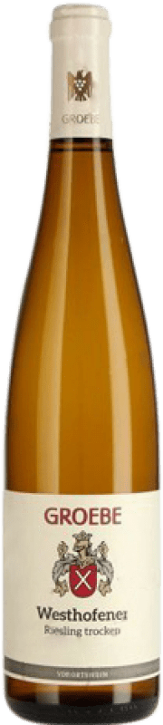 29,95 € 免费送货 | 白酒 K.F. Groebe Westhofener Trocken 年轻的 德国 Riesling 瓶子 75 cl
