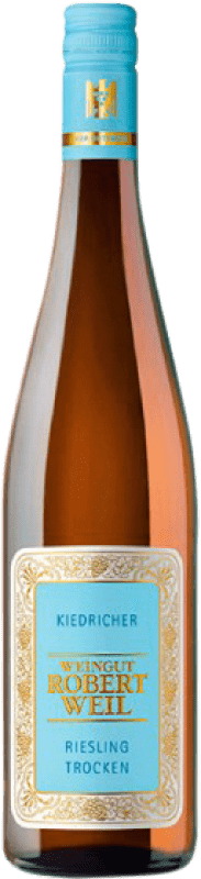 25,95 € Spedizione Gratuita | Vino bianco Robert Weil Kiedricher Trocken Giovane Germania Riesling Bottiglia 75 cl