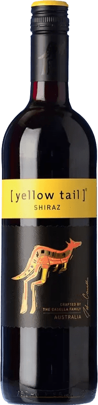 12,95 € Free Shipping | Red wine Yellow Tail Australia Syrah Bottle 75 cl