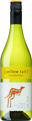 7,95 € Бесплатная доставка | Белое вино Yellow Tail Молодой Австралия Chardonnay бутылка 75 cl