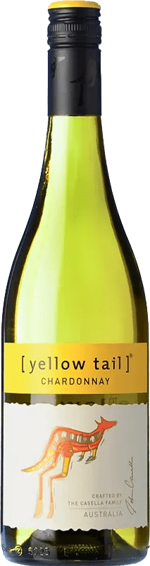 15,95 € 送料無料 | 白ワイン Yellow Tail 若い オーストラリア Chardonnay ボトル 75 cl