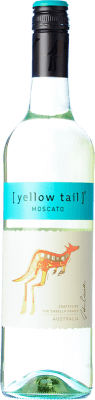 9,95 € 送料無料 | 白ワイン Yellow Tail 若い オーストラリア Muscat ボトル 75 cl