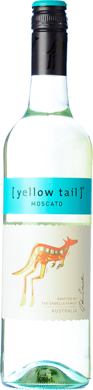 9,95 € Envío gratis | Vino blanco Yellow Tail Joven Australia Moscato Botella 75 cl