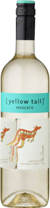 8,95 € Бесплатная доставка | Белое вино Yellow Tail молодое Австралия Moscato — Мускат Бутылка 75 cl