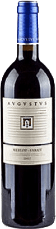 7,95 € Free Shipping | Red wine Augustus Merlot Syrah D.O. Penedès Catalonia Spain Merlot, Syrah Bottle 75 cl