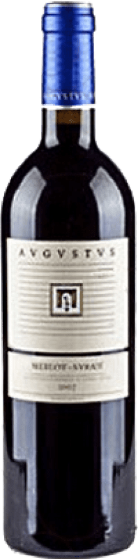 8,95 € Spedizione Gratuita | Vino rosso Augustus Merlot Syrah D.O. Penedès Catalogna Spagna Merlot, Syrah Bottiglia 75 cl