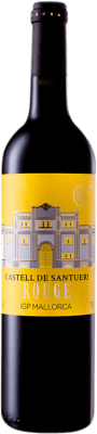 15,95 € Envio grátis | Vinho tinto Terra de Falanis Castell de Santueri Rouge I.G.P. Vi de la Terra de Mallorca Maiorca Espanha Cabernet Sauvignon, Callet, Mantonegro Garrafa 75 cl